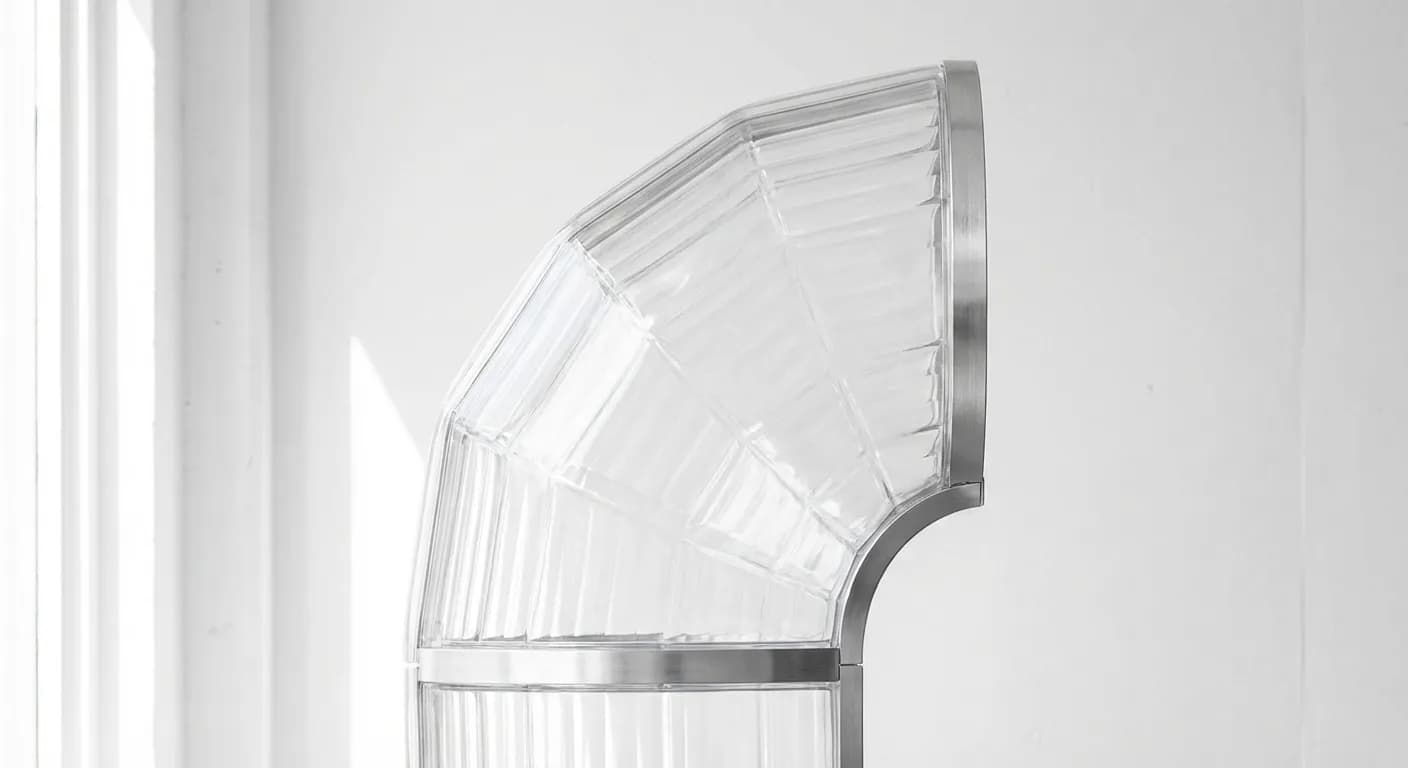 Tubb-o : L'abri modulaire design pour votre terrasse en 2026 Gros plan sur le design modulaire et transparent de l'abri Tubb-o.